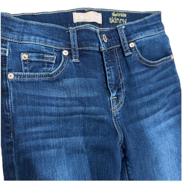 For All Mankind B(air) authentic denim skinny jean size 26 - Picture 5 of 5